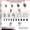 Service Caster 5 Inch 316SS High Temp Glass Filled Nylon 10mm Stem Caster Total Lock Brake SCC-SS316TSTTL20S514-GFNSHT-M1015 - alternate 3